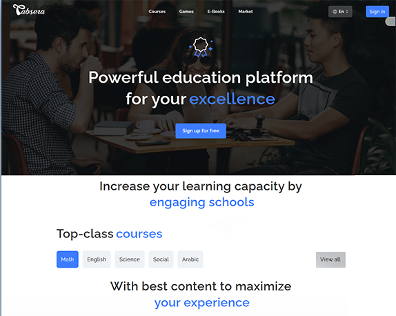 Virtual classroom platform with live e-learning by Zeeshan Ashraf - EdTech Project